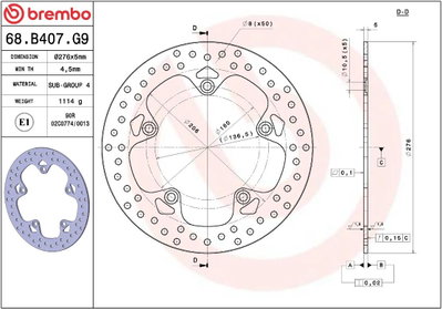 BRAKE DISC FIX RR