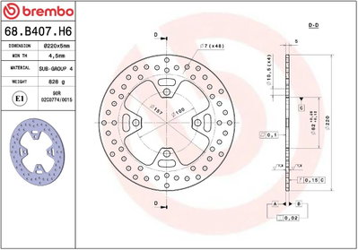 BRAKE DISC FIX RR