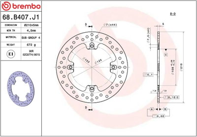 BRAKE DISC FIX RR