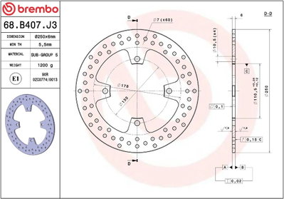 BRAKE DISC FIX RR