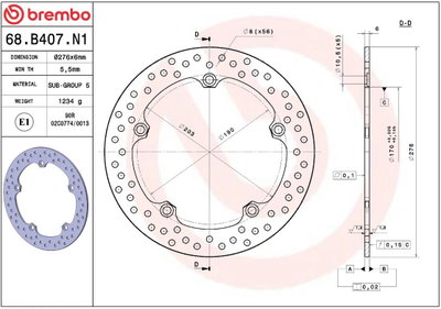 BRAKE DISC FIX RR