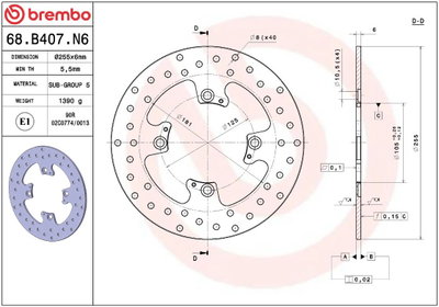 BRAKE DISC FIX RR