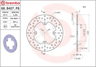 BRAKE DISC FIX RR