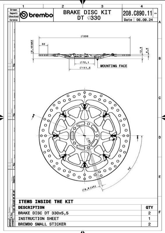 BRAKE DISCS T-DRIVE