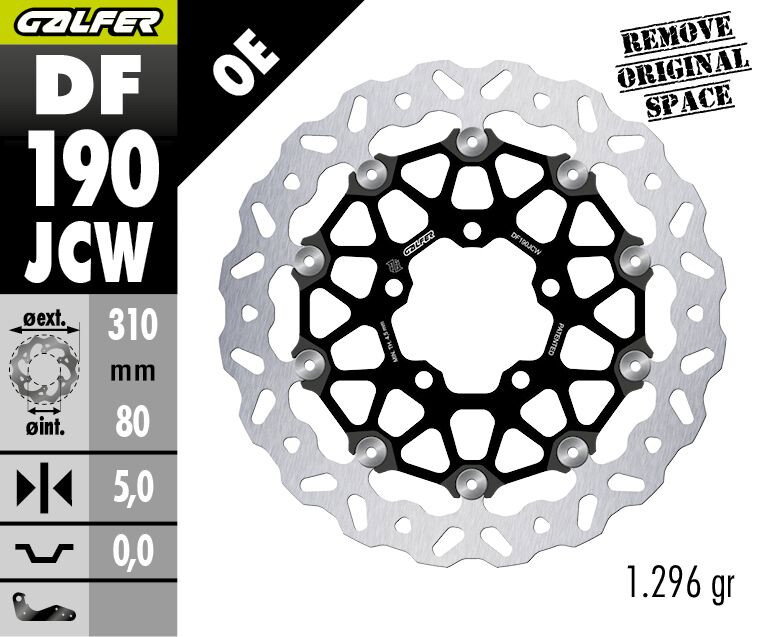 BRAKE DISC WAVE FLOATECH