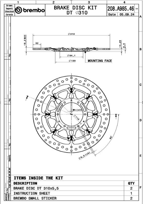 BRAKE DISCS T-DRIVE