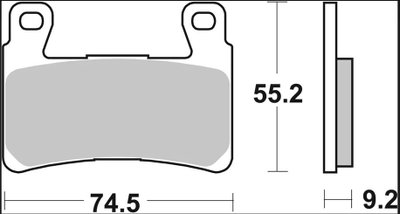 BRAKE PAD SA SINT FR
