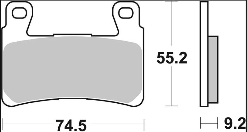 BRAKE PAD SA SINT FR