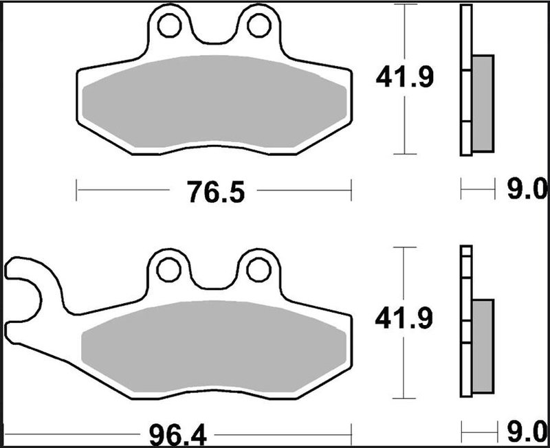 BRAKE PAD XS SINT FR/RR