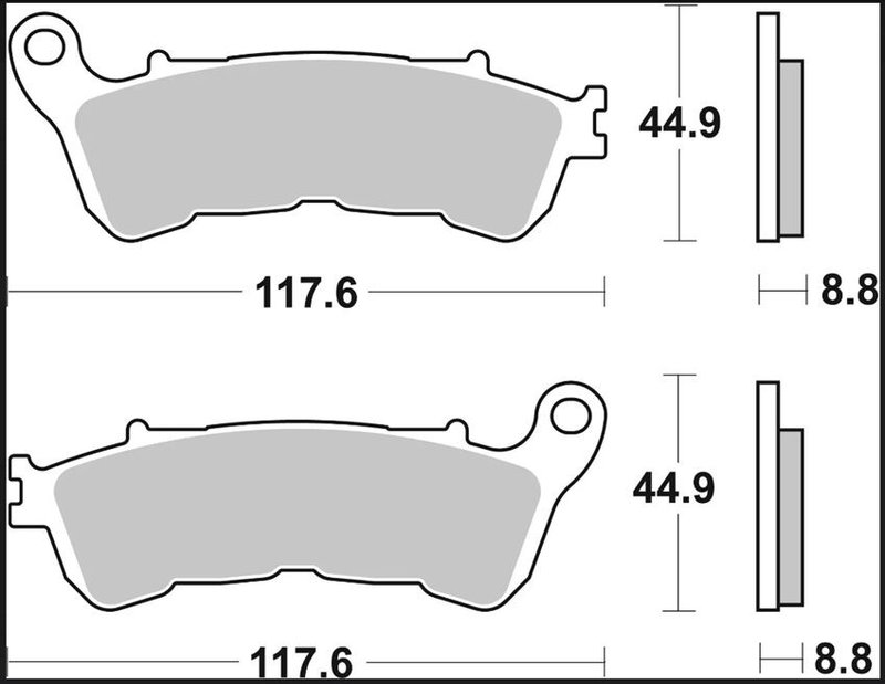 BRAKE PAD XS SINT FR