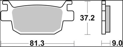 BRAKE PAD XS SINT RR