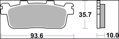 BRAKE PAD XS SINT RR