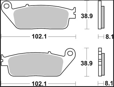 BRAKE PAD XS SINT FR/RR