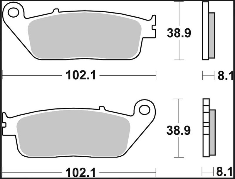 BRAKE PAD XS SINT FR/RR