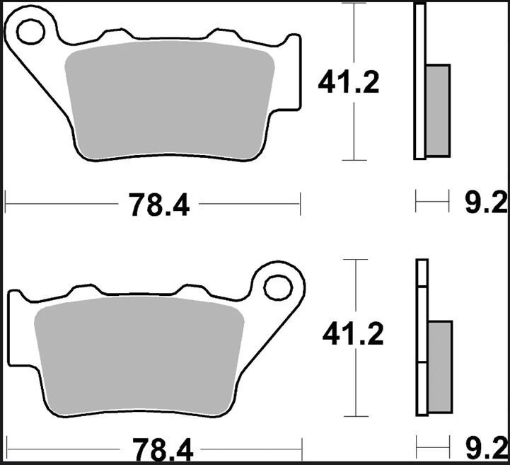 BRAKE PAD XS SINT RR