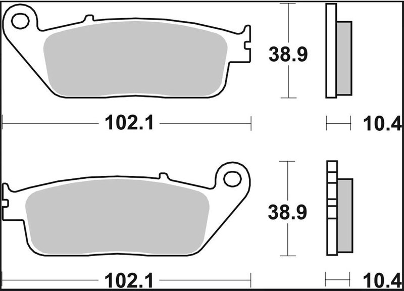 BRAKE PAD XS SINT FR
