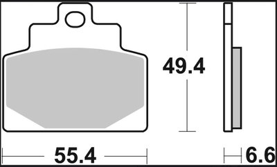 BRAKE PAD XS SINT FR