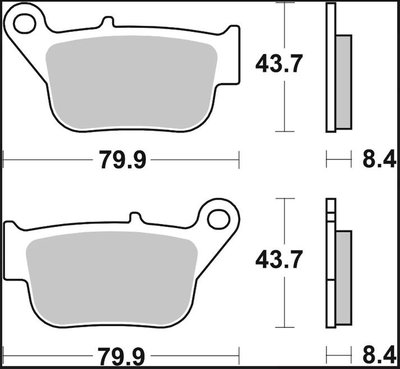 BRAKE PAD XS SINT RR