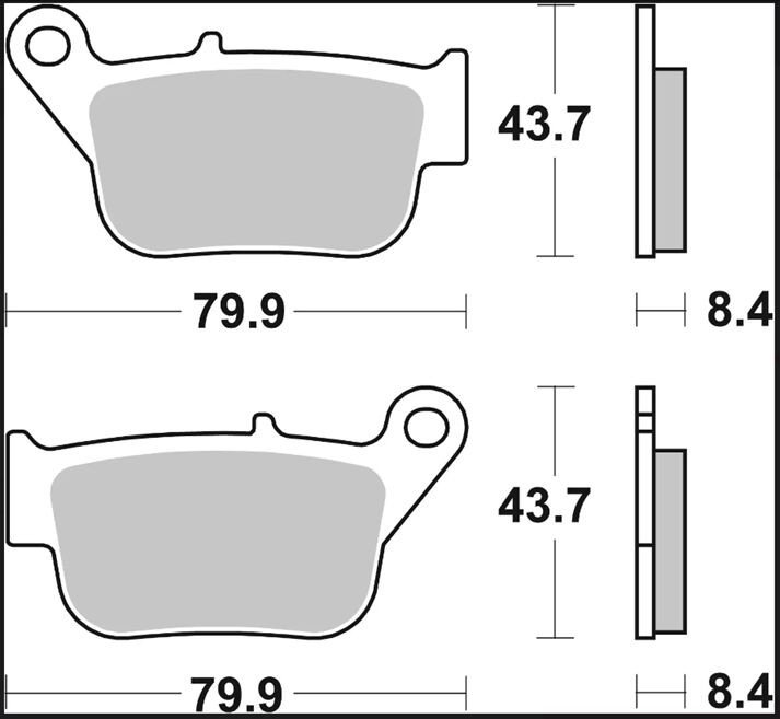 BRAKE PAD XS SINT RR