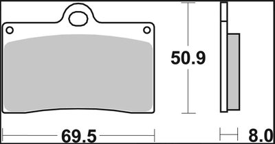 BRAKE PAD LA SINT FR