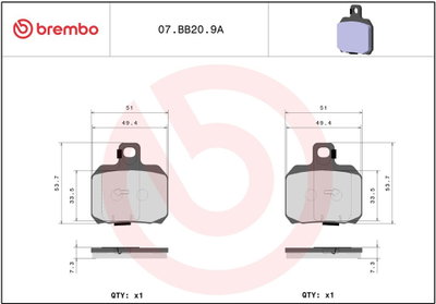 BRAKE PAD GE SINT FR/RR