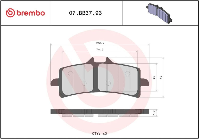 BRAKE PAD GE SINT FR