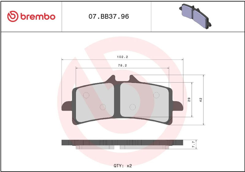 BRAKE PAD GE SINT FR