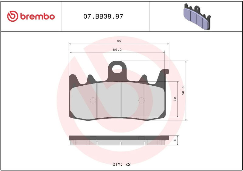BRAKE PAD GE SINT FR/RR