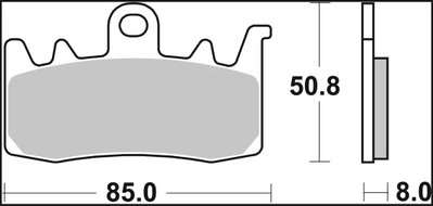 BRAKE PAD SA SINT FR/RR