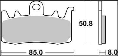 BRAKE PAD SR SINT FR/RR