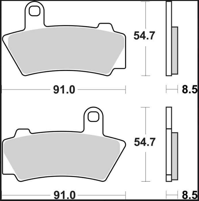 BRAKE PAD SA SINT FR