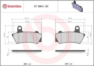 BRAKE PAD GE SINT RR