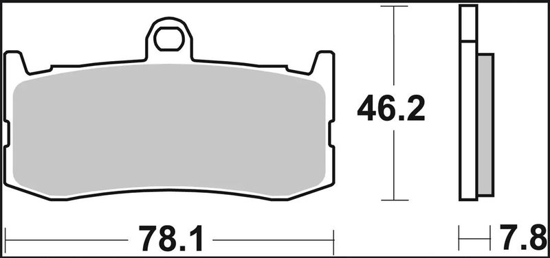 BRAKE PAD SA SINT FR