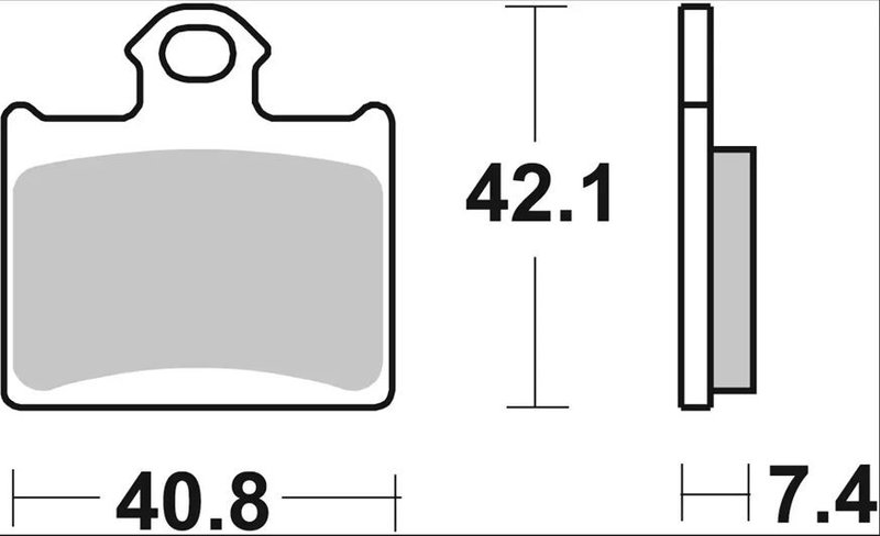 BRAKE PAD SX SINT RR