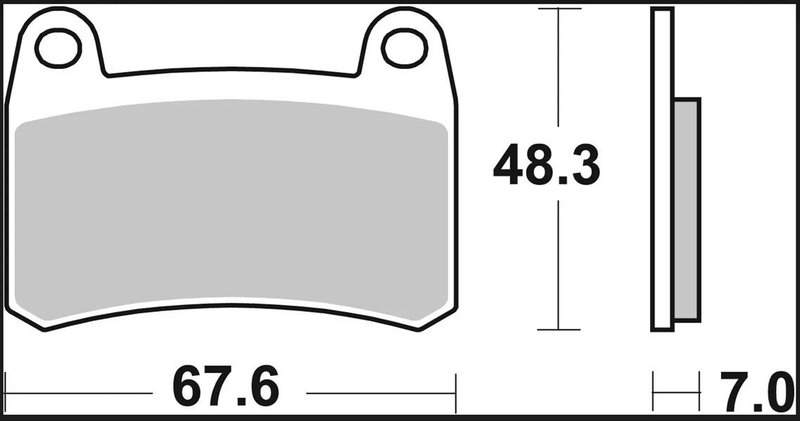 BRAKE PAD SA SINT FR