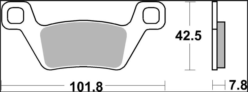 BRAKE PAD SD SINT FR
