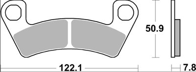 BRAKE PAD SD SINT FR