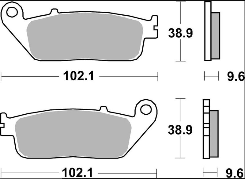 BRAKE PAD LA SINT FR/RR