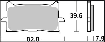BRAKE PAD LA SINT FR