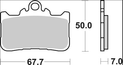 BRAKE PAD SA SINT FR