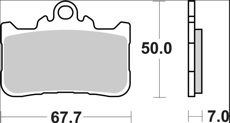 BRAKE PAD SA SINT FR