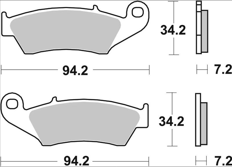 BRAKE PAD SD SINT FR