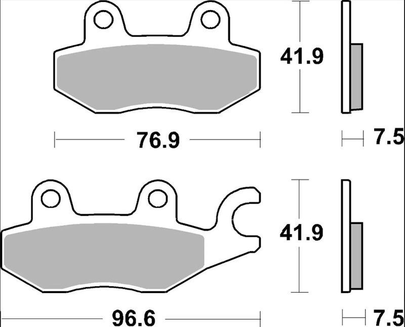 BRAKE PAD SA SINT FR