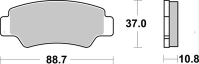 BRAKE PAD SD SINT RR