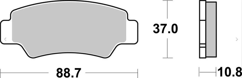 BRAKE PAD SD SINT RR