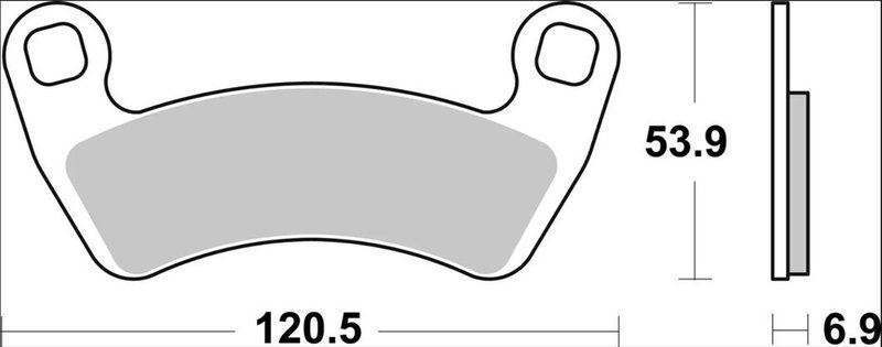 BRAKE PAD SD SINT RR