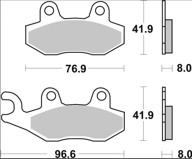 BRAKE PAD SP SINT FR/RR