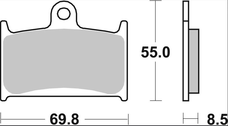 BRAKE PAD SA SINT FR