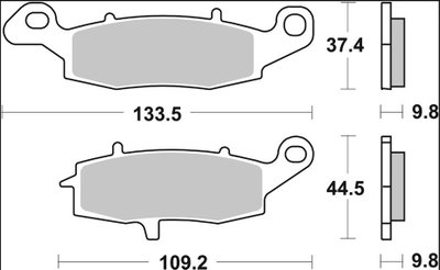 BRAKE PAD SP SINT RR