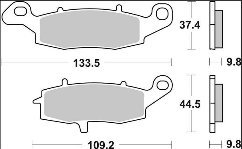 BRAKE PAD SP SINT RR